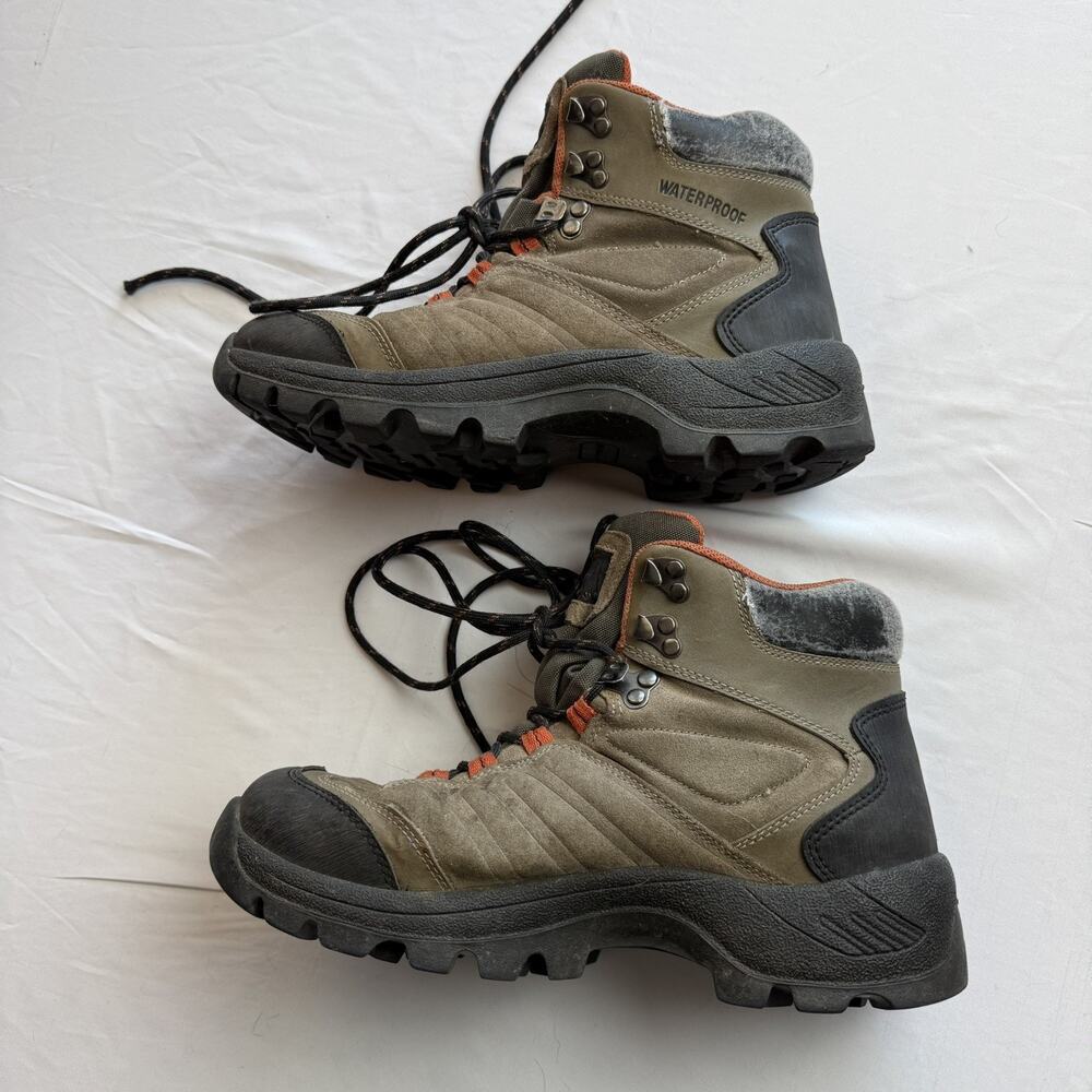 Men's Ozark Trail Putty waterproof outdoor hiking trekking boots size 9